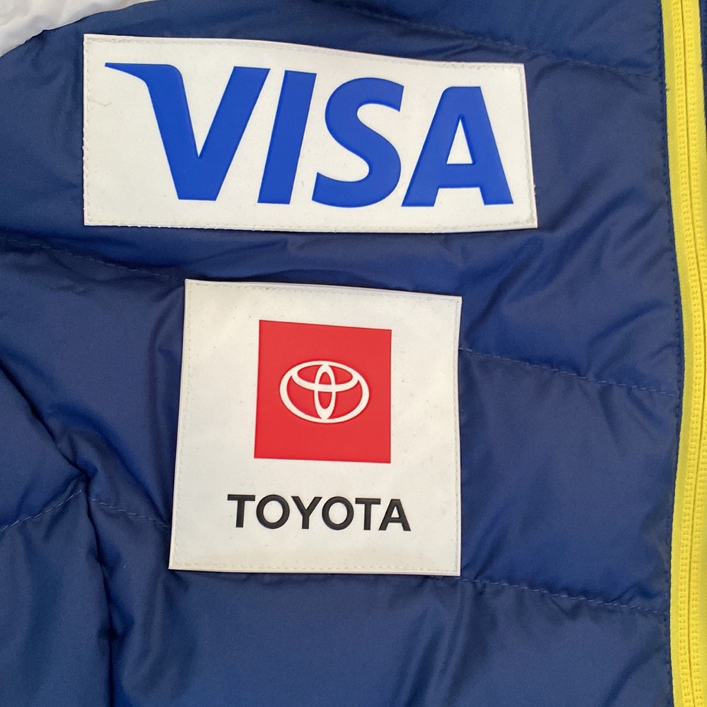 SPYDER US SKI TEAM DOWN JACKET NWT $300 - Picture 2 of 6